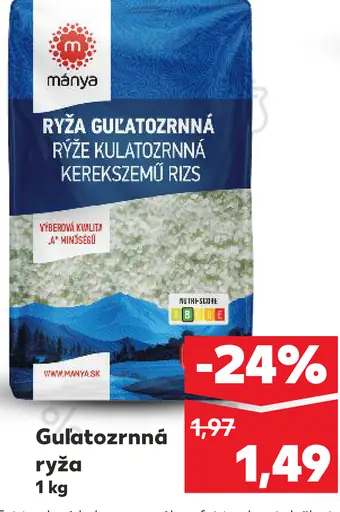 Mäyna guľatozrnná ryža