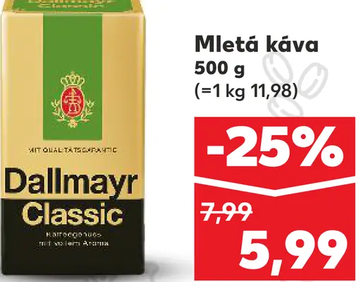 Instantná káva Dallmayr