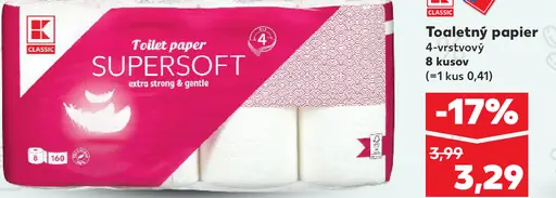 K-Classic Toaletný papier