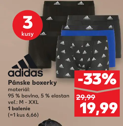 Adidas Pánske boxerky