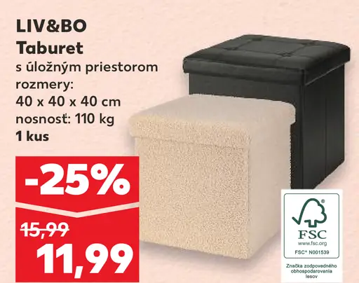 LIV&BO Taburet