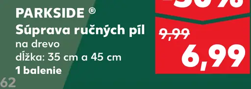 Parkside Súprava ručných píl