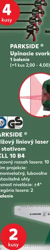 PARKSIDE Upínacie svorky