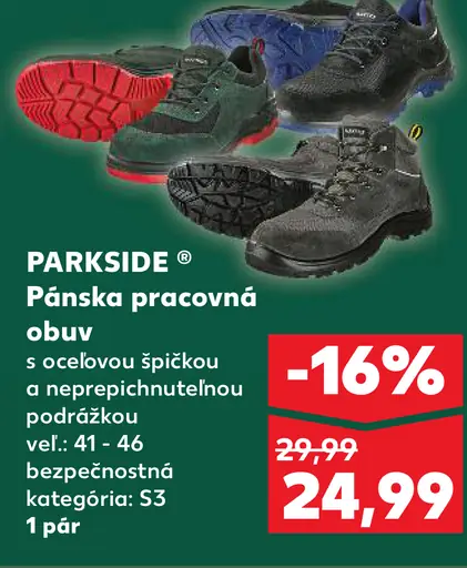 Parkside Pánska pracovná obuv
