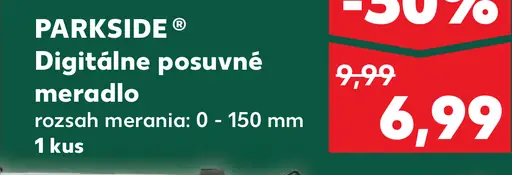 PARKSIDE Digitálne posuvné meradlo