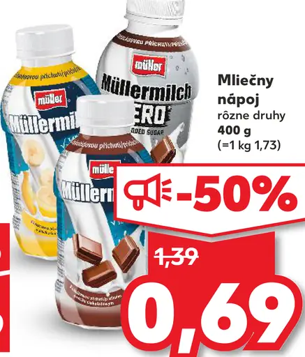 Müller Müllermilch Mliečny nápoj