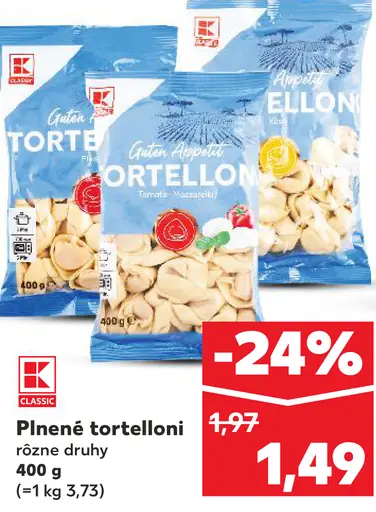 K-Classic Plnené tortelloni
