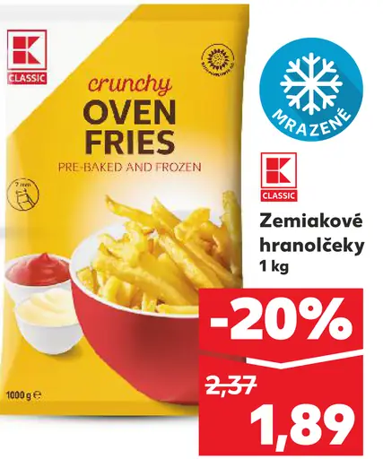 K Classic Zemiakové hranolčeky