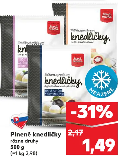 K-Classic Plnené knedličky