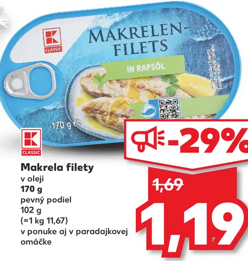 K-Classic Makrela filety