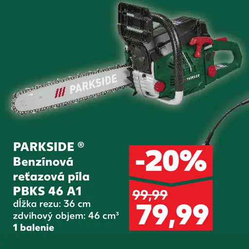 PARKSIDE Benzínová reťazová píla PBKS 46 A1