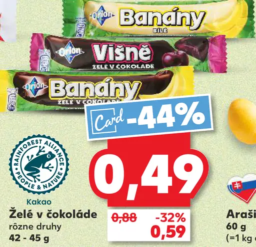 Banány v čokoláde