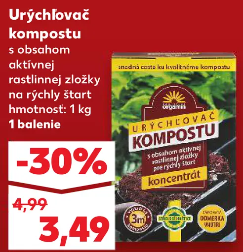Urýchľovač kompostu s rastlinným azeotom