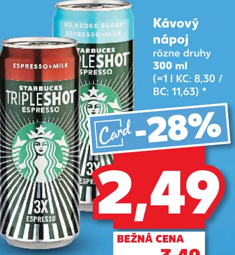 Starbucks kávový nápoj