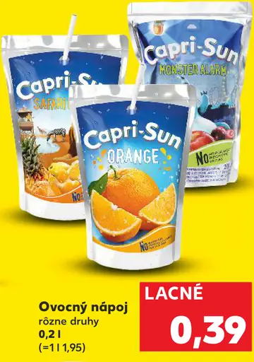 Capri-Sun nápoje