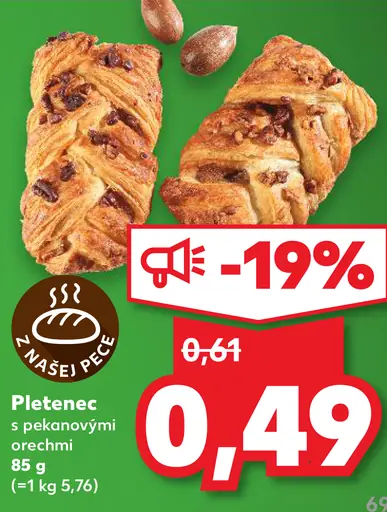 Pletenec s pekanovými orechmi