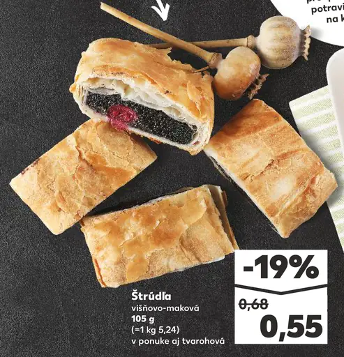 Štrúdľa višňovo-maková