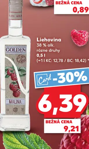 Golden Liehovina 38% alk.