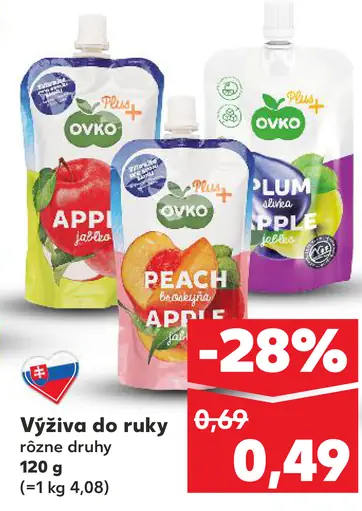 Ovko výživa do ruky