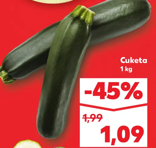 Čerstvé cukety