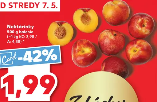 Čerstvé nektarinky