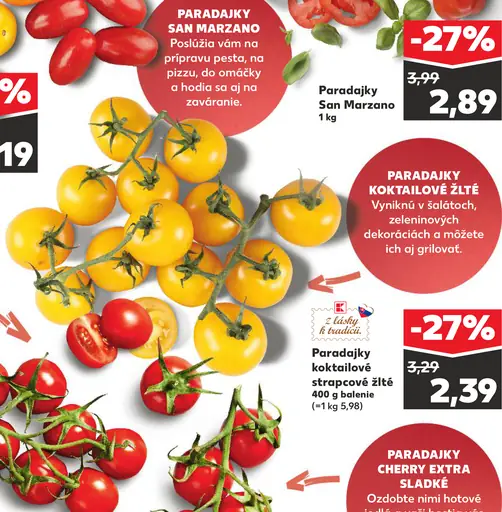 Paradajky San Marzano