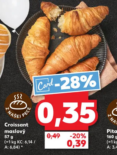 Croissant maslový