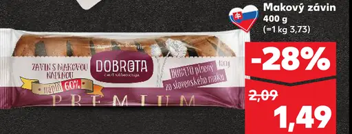Dobrota Makový závin