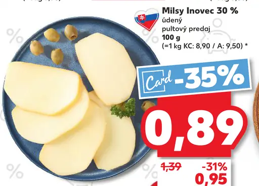 Milsy Inovec 30% údený