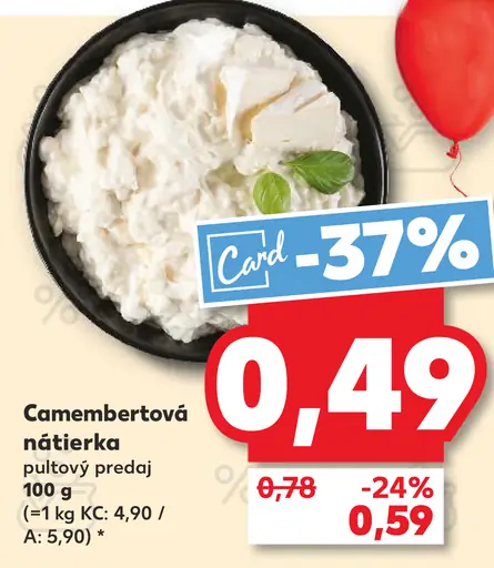 Camembertová nátierka