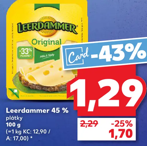 Leerdammer Original plátky