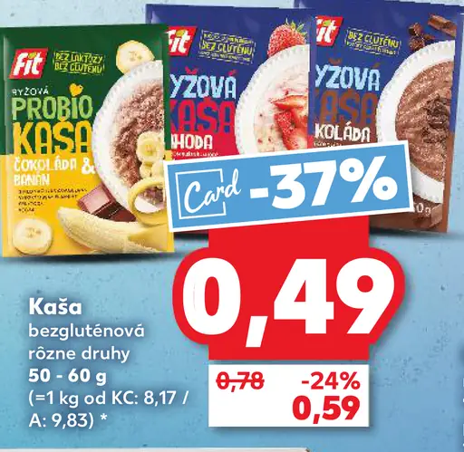 Fit Probio kaše/Kaša bezgluténová