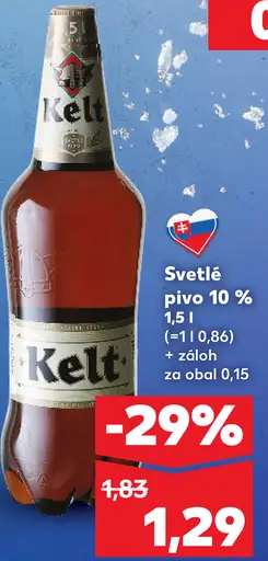 Kelt pivo plechovka