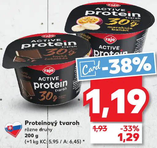 Rajo Active Protein tvaroh