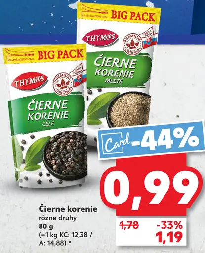 Thymos Čierne korenie celé