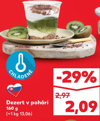 Desert v pohári