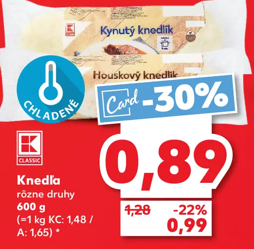 K-Classic Kynutý knedlík