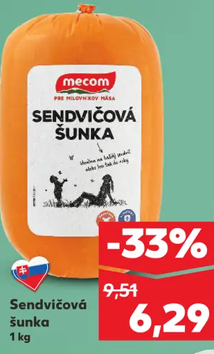 Mecom Sendvičová šunka