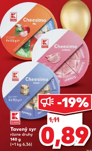 K-Classic Tavený syr