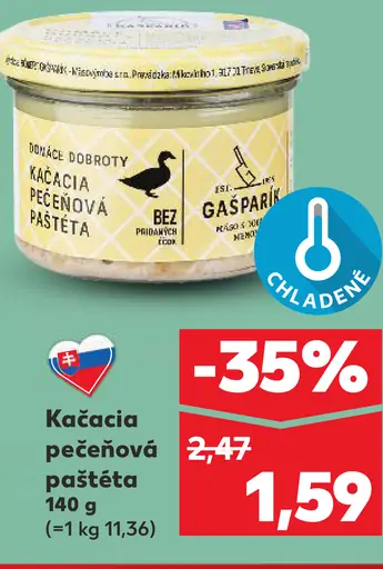 Kačacia pečeňová paštéta