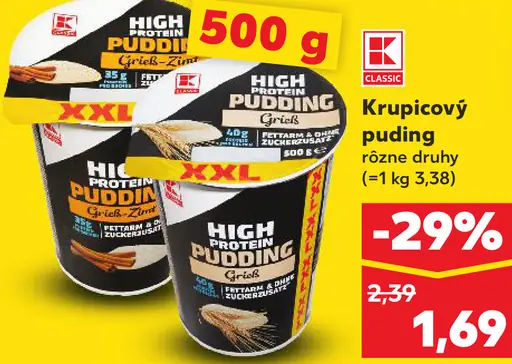 K-Classic Krupicový puding