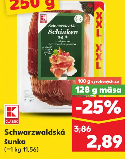K-Classic Schwarzwaldská šunka