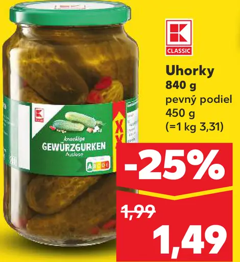 K-Classic Uhorky
