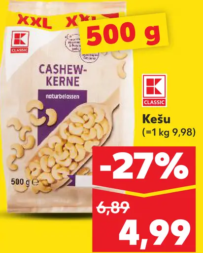 K-Classic Kešu natur