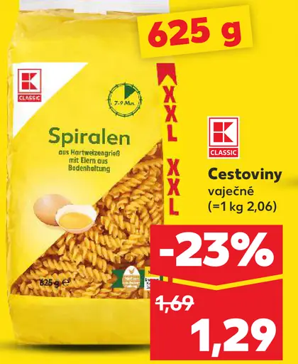 K-Classic Vaječné cestoviny predvarené