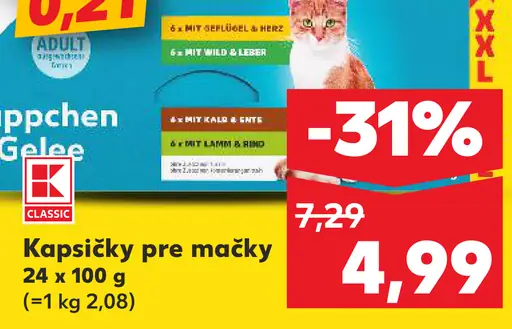 K-Classic Kapsičky pre mačky