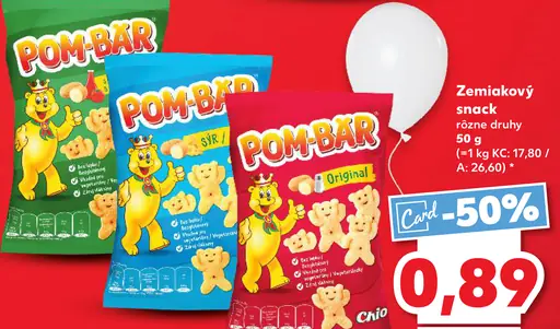 Chio Pom-Bär zemiakový snack