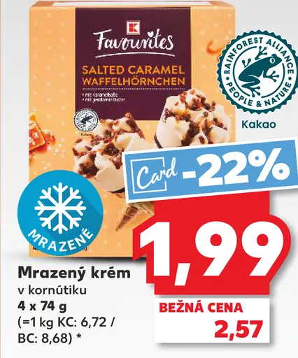 K-Favourites Salted Caramel Waffelkremschnitte