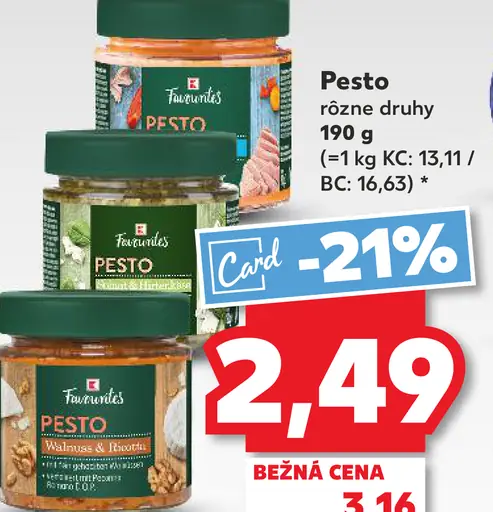Favourites Pesto