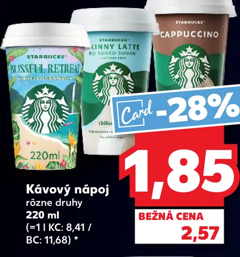 Starbucks kávový nápoj